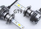 Gt9 H7 لمبة المصباح الأمامي للسيارة 50 وات 6000 لومن 3 ألوان LED للمصباح الأمامي 4300K ​​3000K 6000K